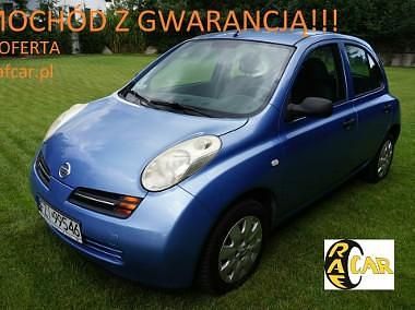 Niebieski Używany 2004 Nissan Micra Hatchback | 6999 zł (Uczciwa cena) - Obraz 1/4