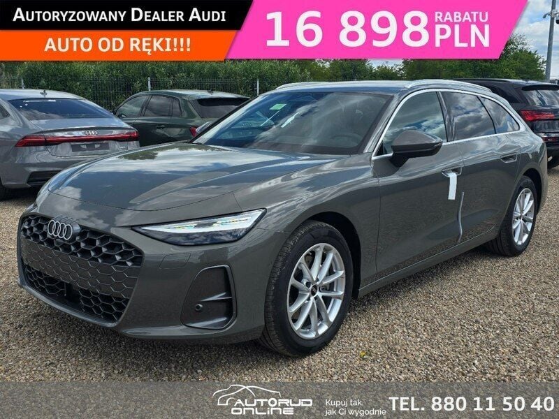 Szary (metalik) Nowe 2025 Audi A6 Kombi | 264 732 zł - Obraz 1/4