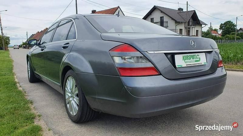 Używany Mercedes S420 Night 320 KM (235 kW) 2007 Srebrny (metalik, perła) Sedan/Limuzyna