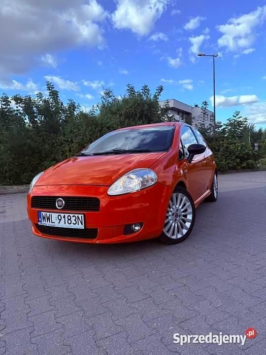 Pomarańczowy Używany 2008 Fiat Grande Punto Sport Hatchback | 6399 zł - Obraz 1/4