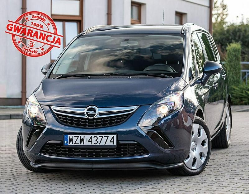 Niebieski Używany 2012 Opel Zafira Minivan | 32 700 zł (Dość drogi) - Obraz 1/4