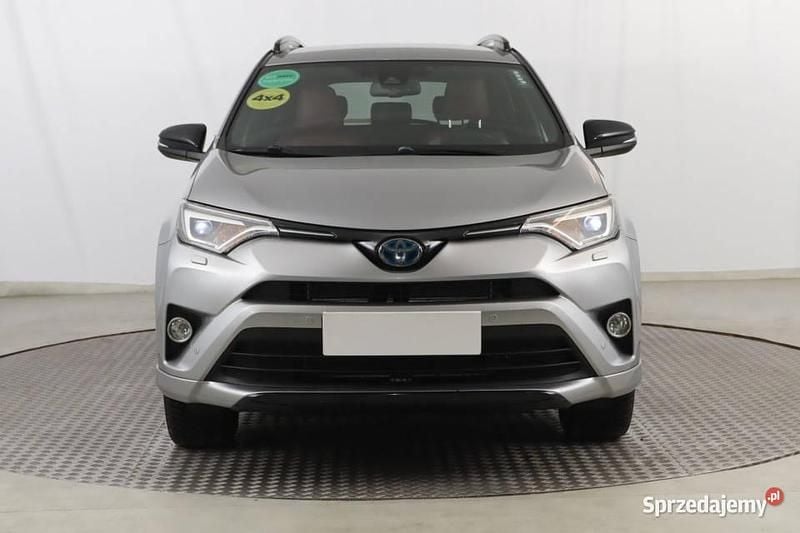 Srebrny Używany 2017 Toyota RAV4 Hybrid SUV | 74 999 zł (Uczciwa cena) - Obraz 1/4