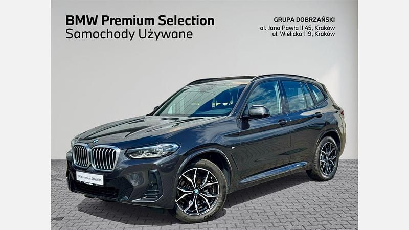 Szary sophisto z brylantowym połyskiem metalizowany Używany 2024 BMW X3 Performance SUV | 213 900 zł (Drogi) - Obraz 1/3