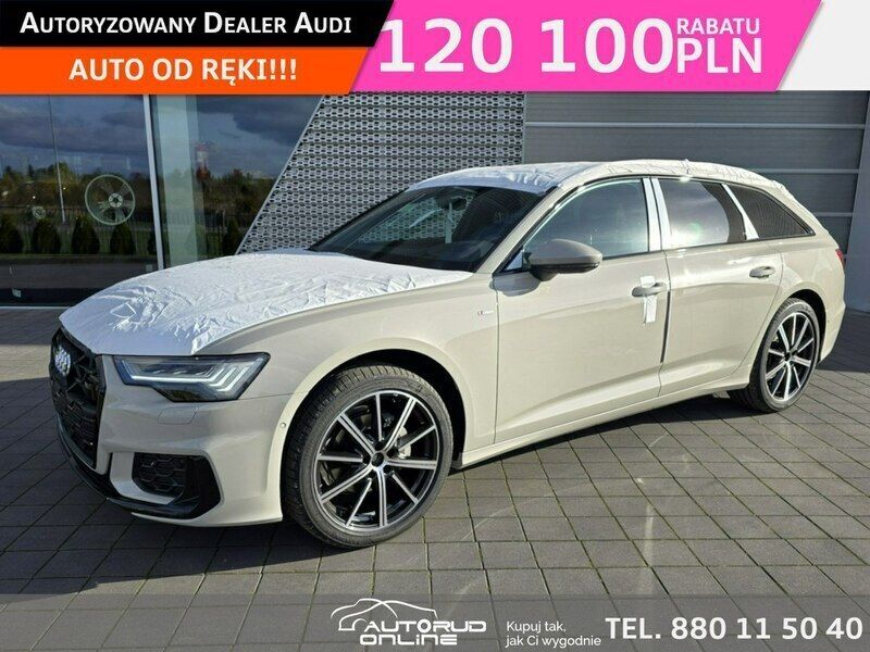 Beżowy (metalik) Używany 2024 Audi A6 Kombi | 287 000 zł - Obraz 1/4