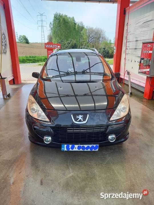 Czarny Używany 2005 Peugeot 307 Kombi | 5600 zł (Uczciwa cena) - Obraz 1/4