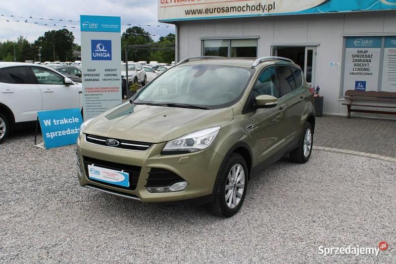 Zielony Używany 2015 Ford Kuga SUV | 55 900 zł (Uczciwa cena) - Obraz 1/4