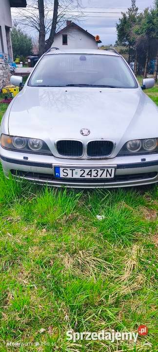 Srebrny Używany 2002 BMW 525 Kombi | 2500 zł - Obraz 1/4