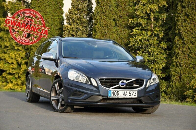 Niebieski Używany 2012 Volvo V60 R-Design Kombi | 33 900 zł (Dość drogi) - Obraz 1/4