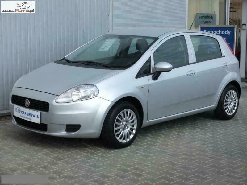 Srebrny (metalik) Używany 2011 Fiat Grande Punto Hatchback | 22 900 zł - Obraz 1/4