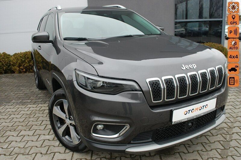 Szary (metalik) Używany 2019 Jeep Cherokee SUV | 72 800 zł - Obraz 1/4