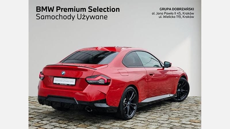 Używany BMW 220 Comfort Edition 184 KM (135 kW) 2023 Czerwony melbourne metalizowany Coupe