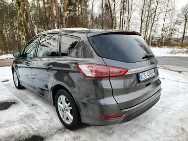 Szary Używany 2018 Ford S-MAX S Minivan | 52 500 zł (Dobra cena) - Obraz 1/4