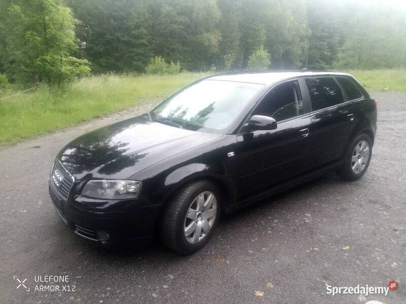 Czarny Używany 2008 Audi A3 Hatchback | 15 500 zł (Dobra cena) - Obraz 1/4