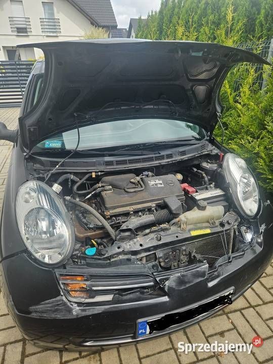 Czarny Używany 2003 Nissan Micra Hatchback | 3000 zł - Obraz 1/4