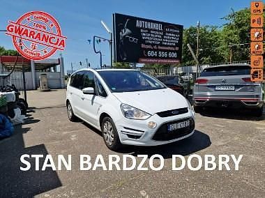 Biały Używany 2014 Ford S-MAX S Minivan | 33 490 zł (Dobra cena) - Obraz 1/4