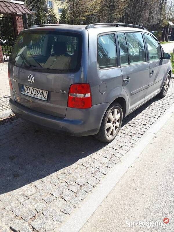 Szary Używany 2006 VW Touran Minivan | 6800 zł (Uczciwa cena) - Obraz 1/4