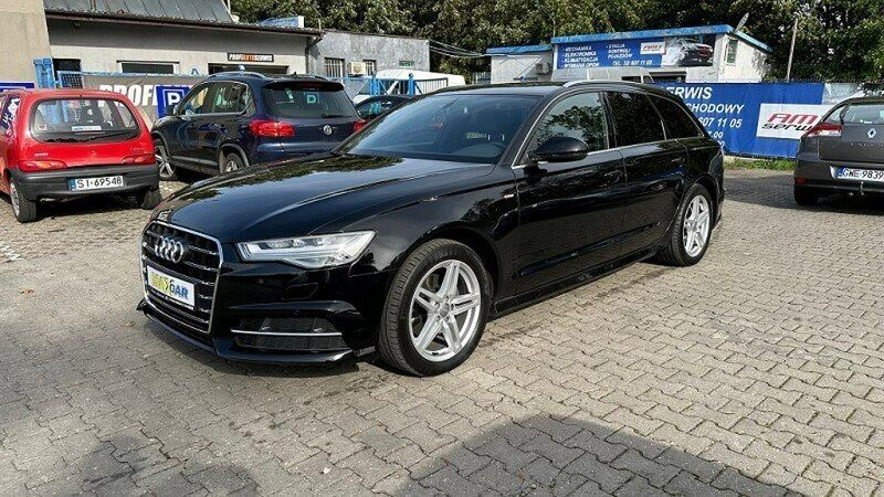 Czarny (metalik) Używany 2017 Audi A6 Comfort Sedan/Limuzyna | 93 900 zł (Uczciwa cena) - Obraz 1/4