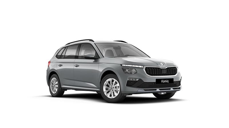 Nowe Skoda Kamiq Drive 110 KM (80 kW) 2026 Srebrny smokey diamond metalizowany SUV