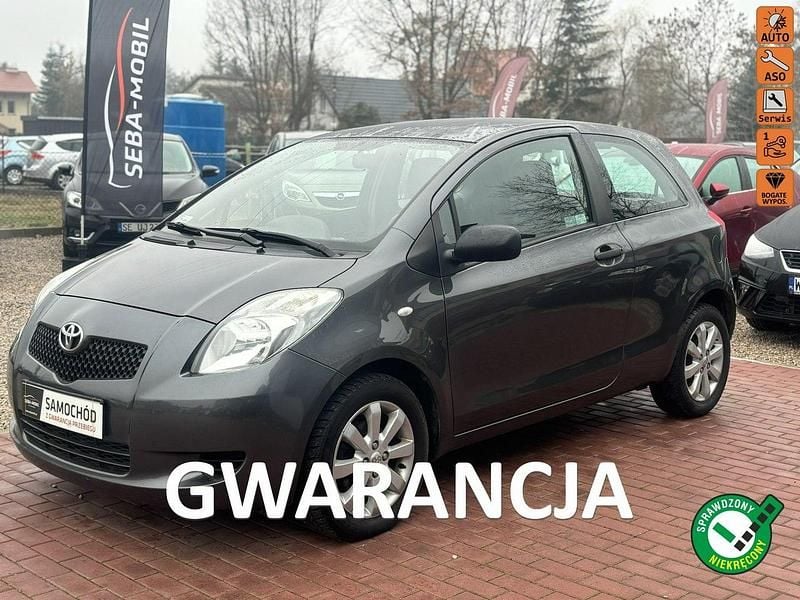 Grafitowy Używany 2008 Toyota Yaris Hatchback | 14 800 zł (Dobra cena) - Obraz 1/4
