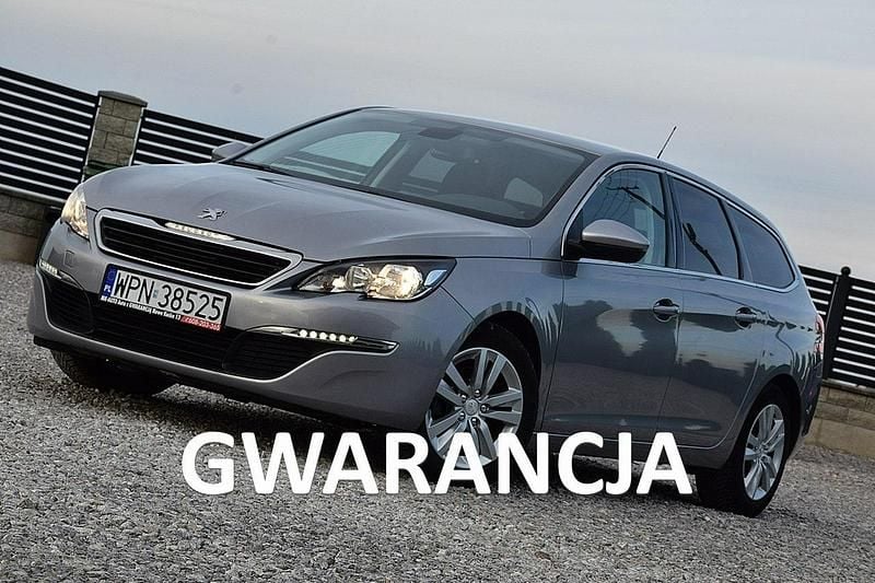 Szary Używany 2015 Peugeot 308 Kombi | 24 900 zł (Dobra cena) - Obraz 1/4