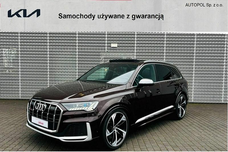 Bordowy Używany 2019 Audi SQ7 SUV | 577 900 zł - Obraz 1/1