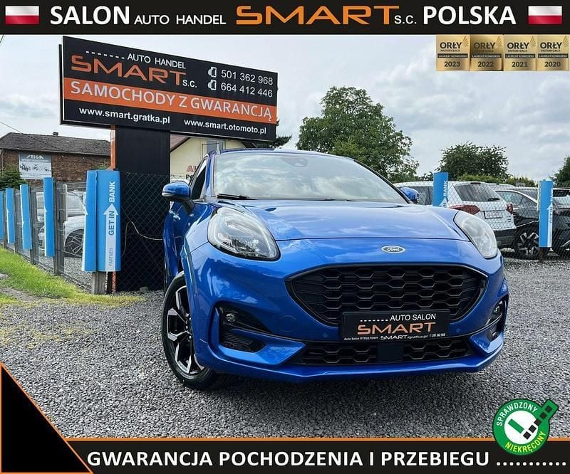 Niebieski Używany 2022 Ford Puma SUV | 89 900 zł (Dość drogi) - Obraz 1/4