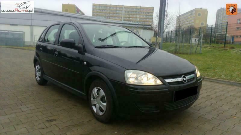 Czarny (metalik) Używany 2005 Opel Corsa Hatchback | 14 800 zł - Obraz 1/4