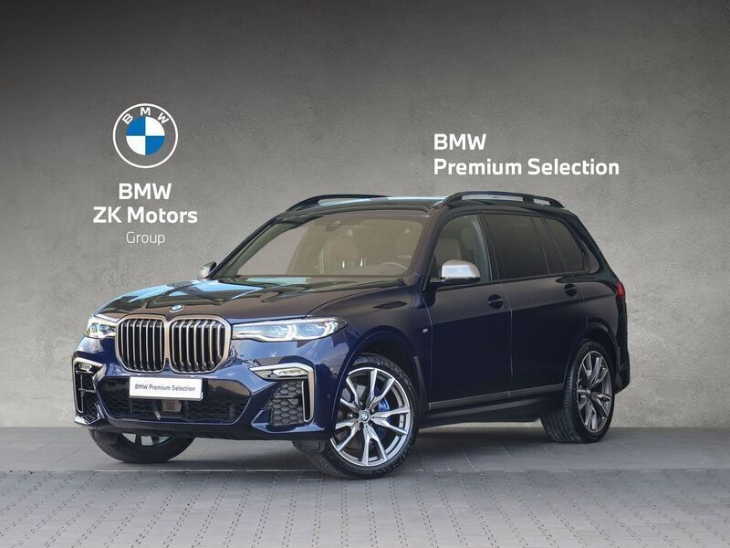 Niebieski tanzanite bmw individual metalizowany Używany 2021 BMW X7 Comfort Edition SUV | 349 900 zł - Obraz 1/3