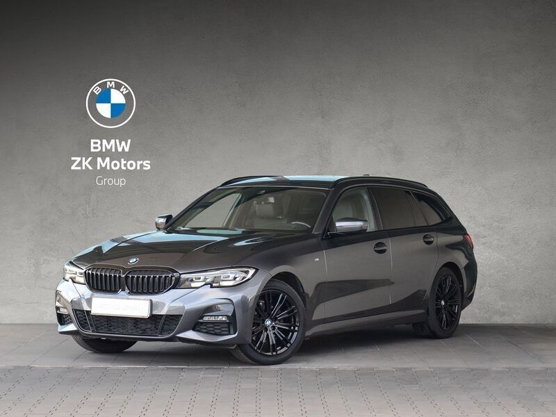Mineral grey metallic metalizowany Używany 2019 BMW 320 Shadowline Kombi | 109 900 zł (Dobra cena) - Obraz 1/4