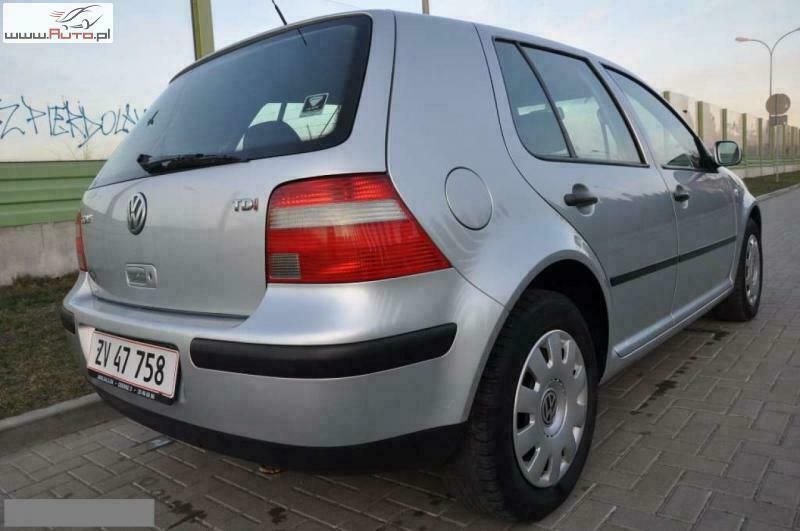 Srebrny (metalik) Używany 2003 VW Golf IV Hatchback | 12 900 zł - Obraz 1/4