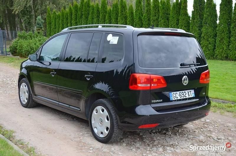 Czarny Używany 2013 VW Touran Minivan | 18 999 zł - Obraz 1/4