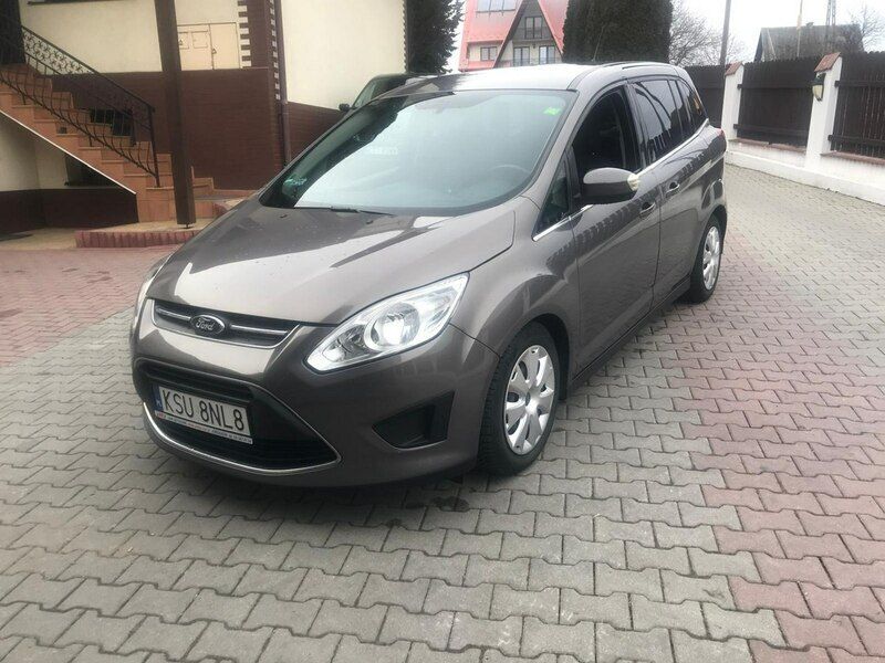Szary (metalik) Używany 2011 Ford Grand C-Max Minivan | 19 400 zł (Dobra cena) - Obraz 1/4