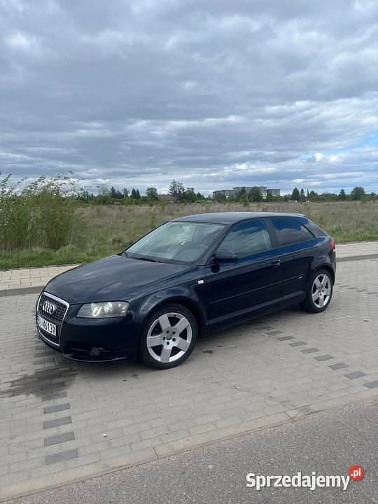 Używany Audi A3 S-Line 2007 Granatowy Hatchback