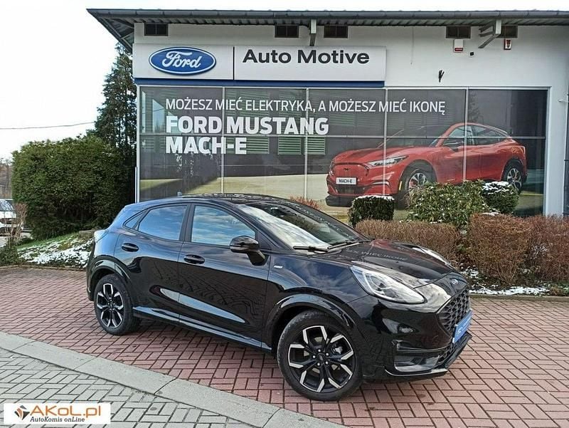 Czarny (metalik) Używany 2022 Ford Puma SUV | 105 610 zł - Obraz 1/1
