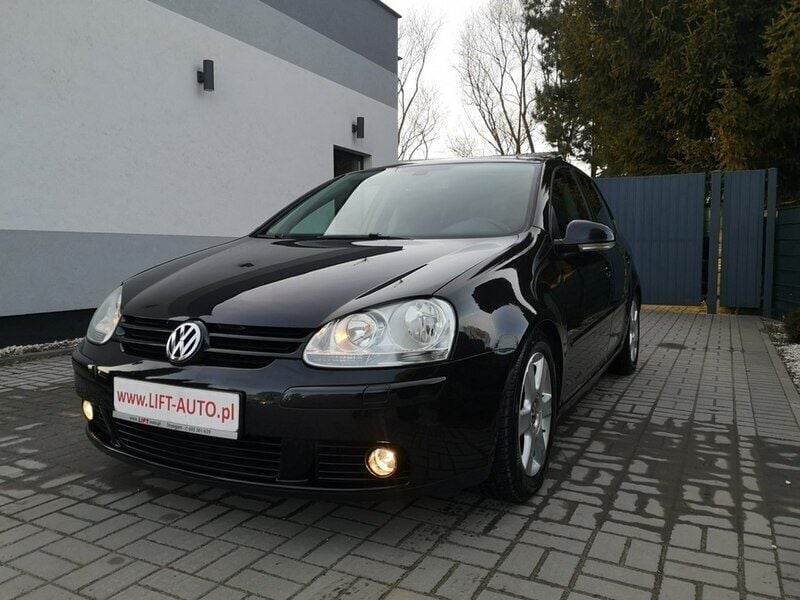 Czarny Używany 2008 VW Golf VI Hatchback | 19 900 zł (Uczciwa cena) - Obraz 1/4