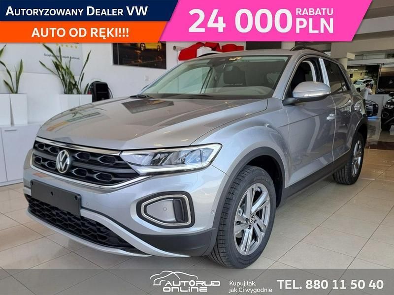 Srebrny (metalik) Nowe 2025 VW T-Roc SUV | 122 900 zł - Obraz 1/4