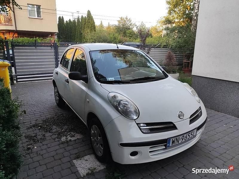 Biały Używany 2007 Nissan Micra Hatchback | 6000 zł (Uczciwa cena) - Obraz 1/4