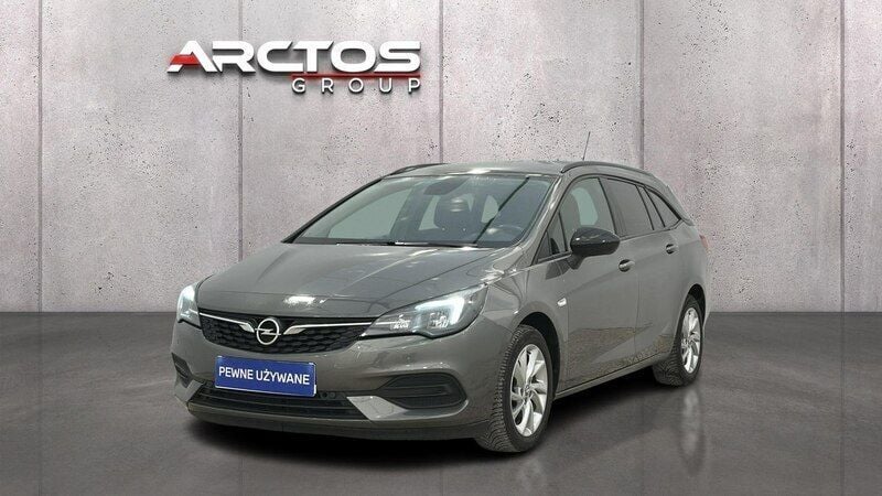 Szary Używany 2021 Opel Astra Edition Kombi | 40 800 zł (Dobra cena) - Obraz 1/4
