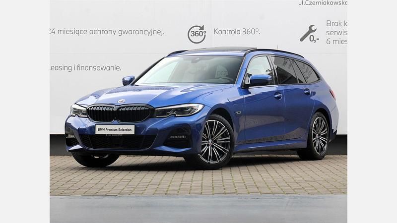 Używany BMW 330e Shadowline 292 KM (214 kW) 2022 Niebieski portimao m metalizowany Kombi