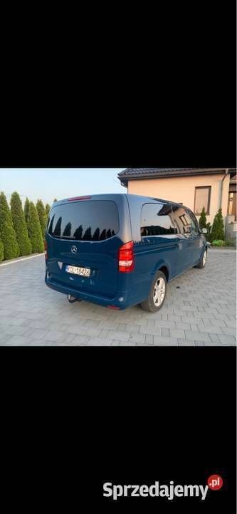 Granatowy Używany 2015 Mercedes Vito Minivan | 64 900 zł (Uczciwa cena) - Obraz 1/4