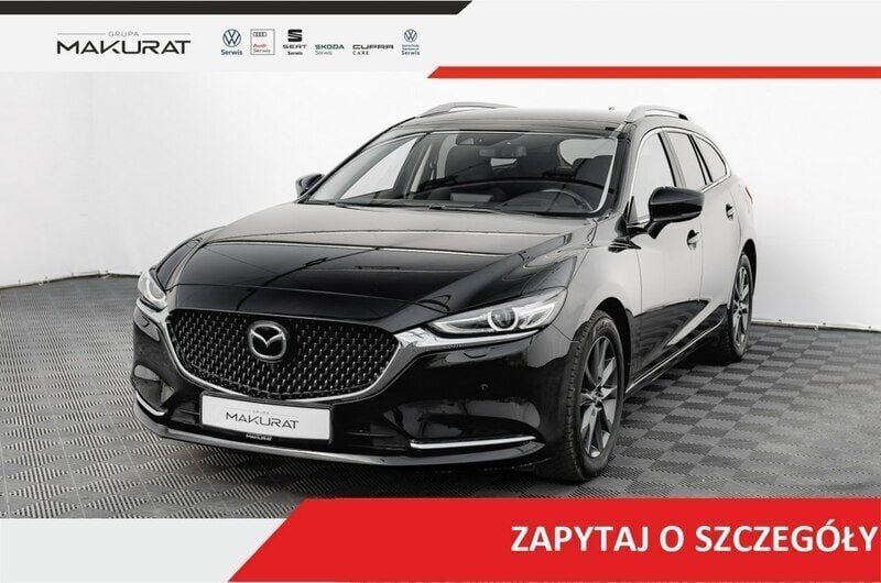 Czarny Używany 2021 Mazda 6 Kombi | 90 850 zł (Uczciwa cena) - Obraz 1/4