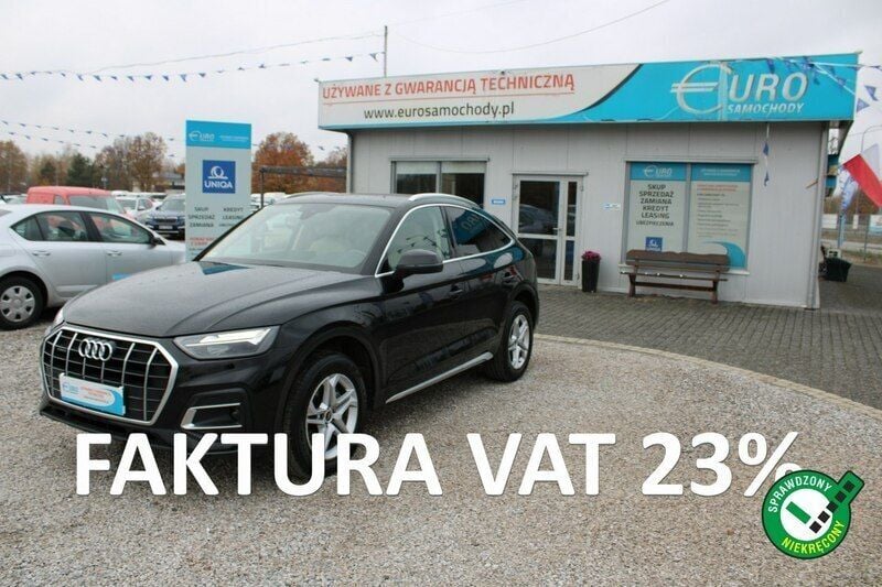 Czarny (metalik) Używany 2021 Audi Q5 Sportback SUV | 134 878 zł (Super Cena) - Obraz 1/4