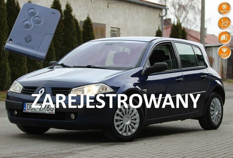Granatowy Używany 2003 Renault Mégane II Hatchback | 4299 zł (Dobra cena) - Obraz 1/4
