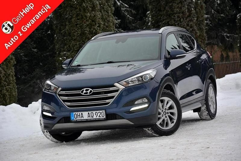 Niebieski Używany 2017 Hyundai Tucson Premium SUV | 64 900 zł (Dobra cena) - Obraz 1/4