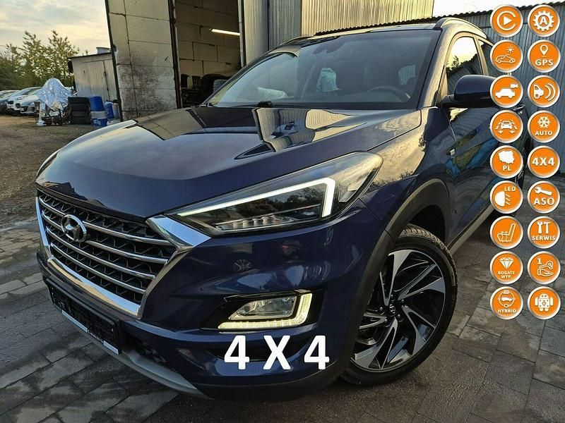 Niebieski Używany 2019 Hyundai Tucson SUV | 80 999 zł (Dość drogi) - Obraz 1/4