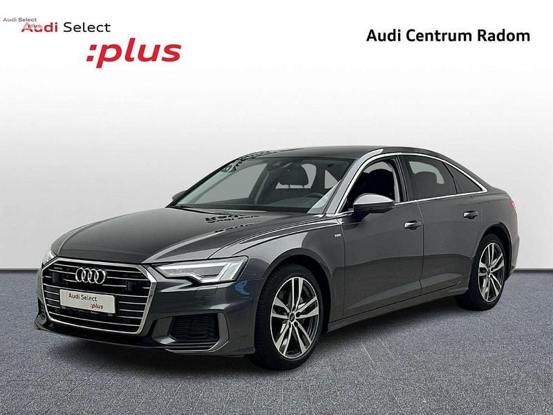 Szary Używany 2022 Audi A6 S-Line Sedan/Limuzyna | 189 980 zł - Obraz 1/4