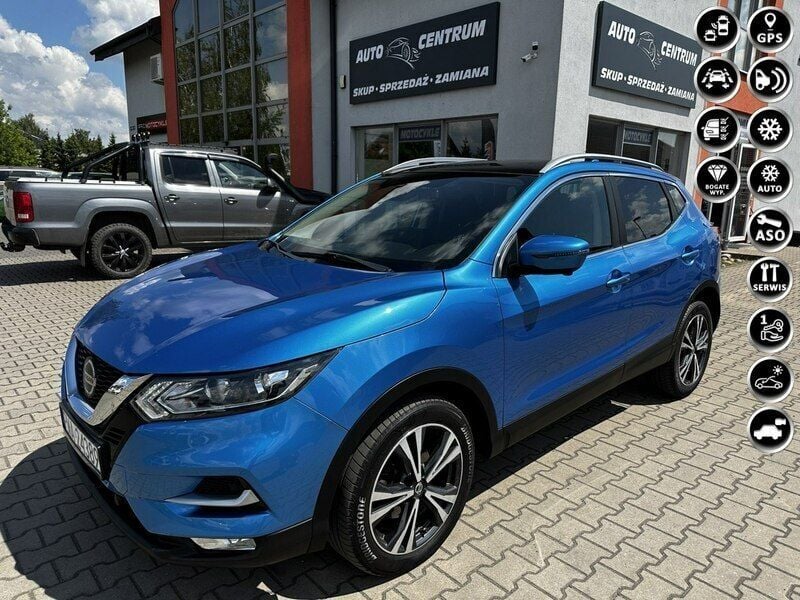 Niebieski (metalik) Używany 2019 Nissan Qashqai SUV | 67 900 zł (Uczciwa cena) - Obraz 1/4