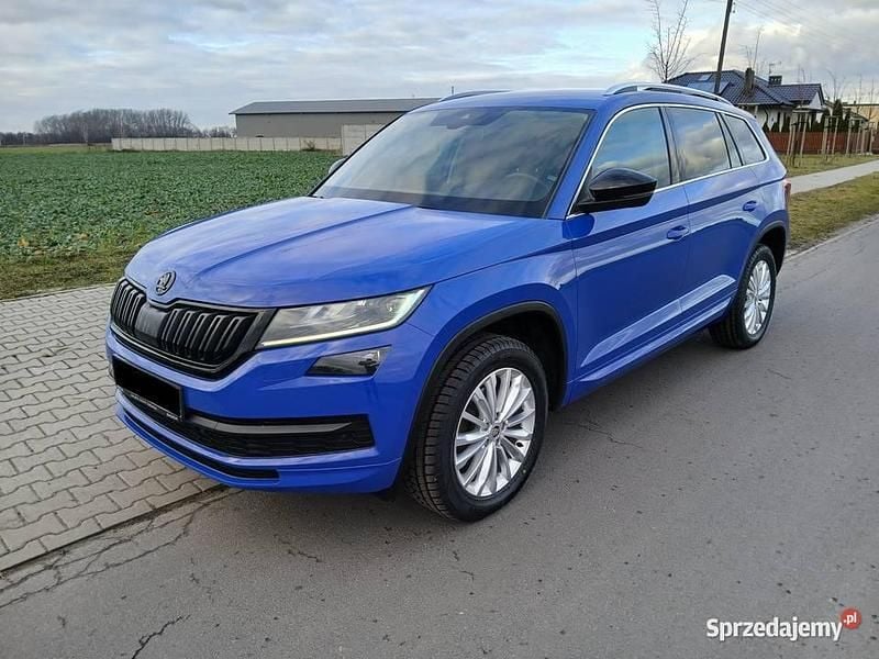 Niebieski Używany 2018 Skoda Kodiaq SUV | 75 900 zł (Dobra cena) - Obraz 1/4