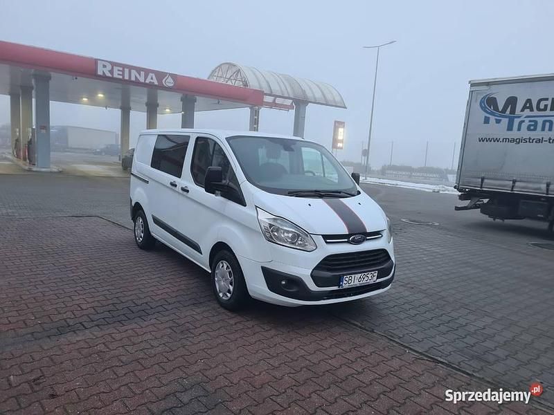 Biały Używany 2016 Ford Transit Custom Minivan | 37 500 zł (Dobra cena) - Obraz 1/4