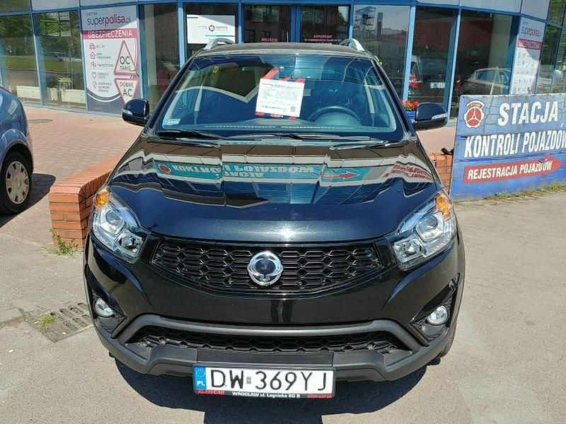 Czarny Używany 2014 Ssangyong Korando SUV | 49 900 zł (Drogi) - Obraz 1/1
